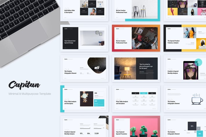 CAPITAN Minimal & Creative Template (Keynote)