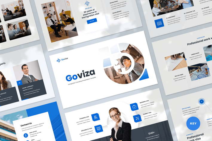 Immigration Consulting Service Keynote Template