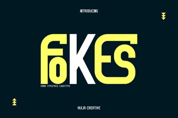 Fokes - Modern Sans Typeface legatures