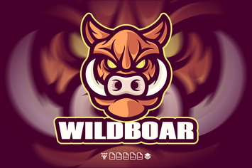 HEAD OF WILD BOAR LOGO