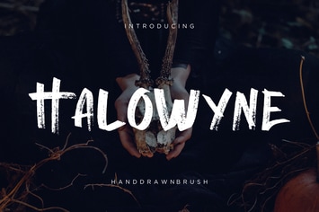Halowyne Brush Business Font