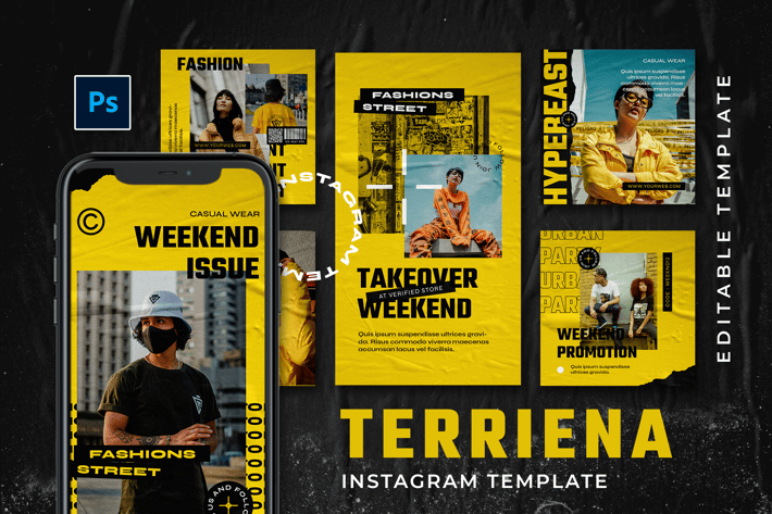 Terriena - Hype Instagram Stories and Post
