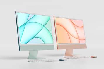 iMac 24" M1 Mockup Vol.2