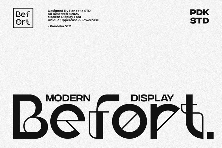 Befort - Futuristic Modern Display Sans