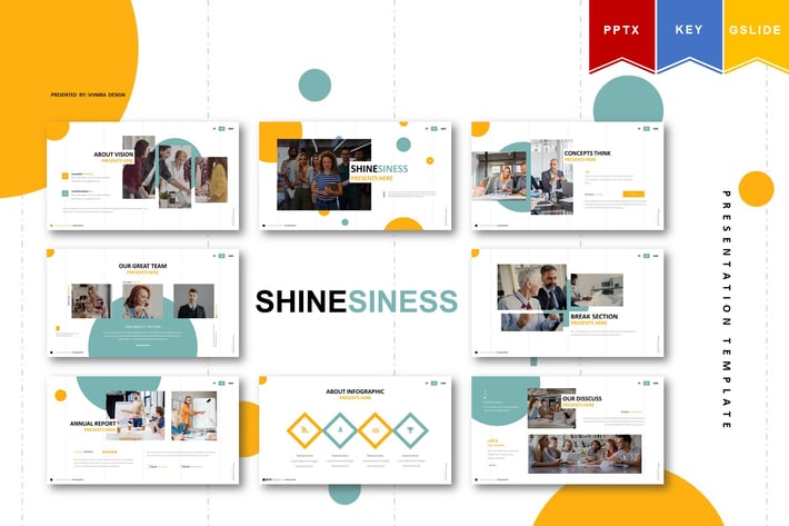 Shinesiness | Powerpoint, Keynote, Google Slides