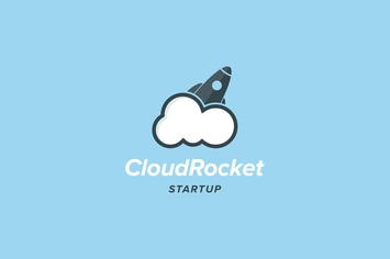 Cloud Rocket Logo Template