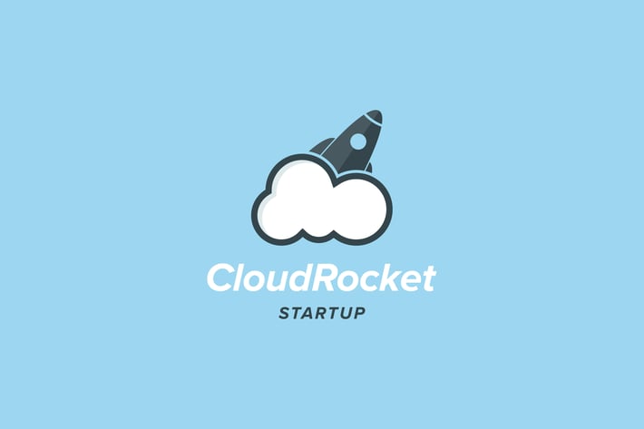 Cloud Rocket Logo Template