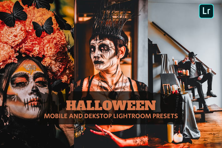 Halloween Lightroom Presets Dekstop and Mobile