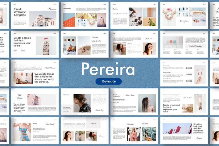 Pereira - Klient Welcome kit Template Keynote