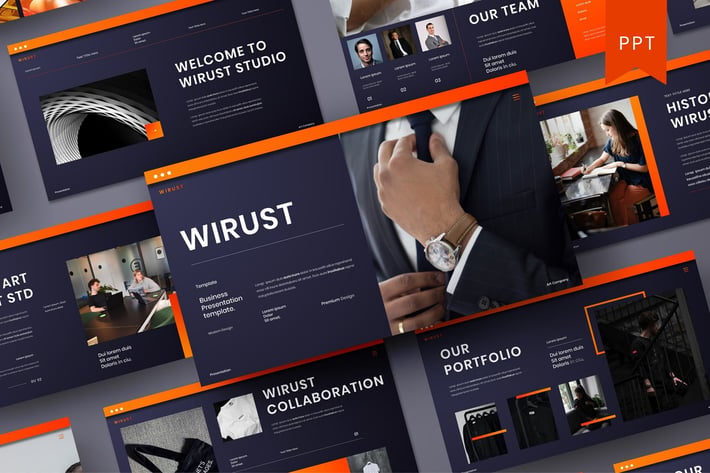 Wirust – Business PowerPoint Template