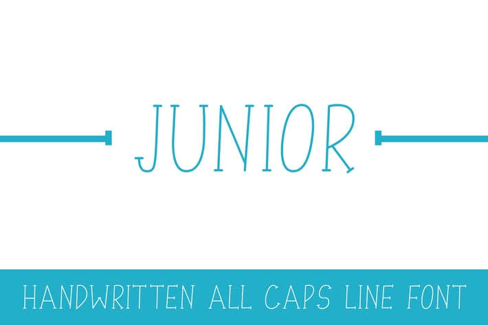 Junior - Line Font