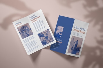 DL Bifold Brochure Mockup