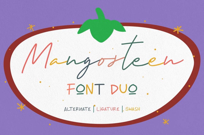 Mangosteen Font Duo