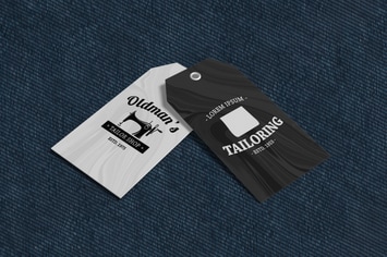 Clothing Tag Product Mockup V2