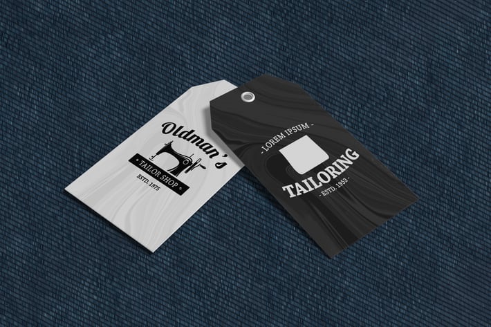 Clothing Tag Product Mockup V2