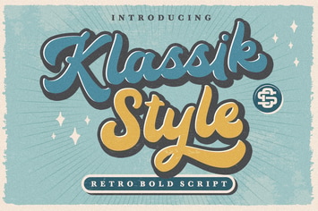 Klassik Style Retro Bold Script