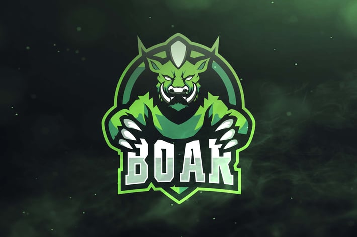 Boar Sport and Esports Logos