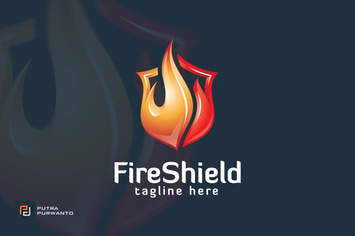 Fire Shield - Logo Template