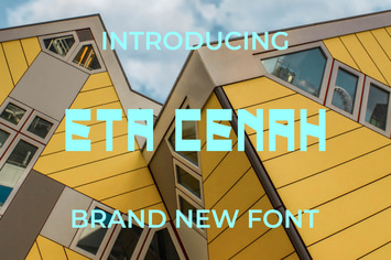 Eta Cenah Font