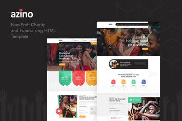 Azino - Nonprofit Charity HTML Template