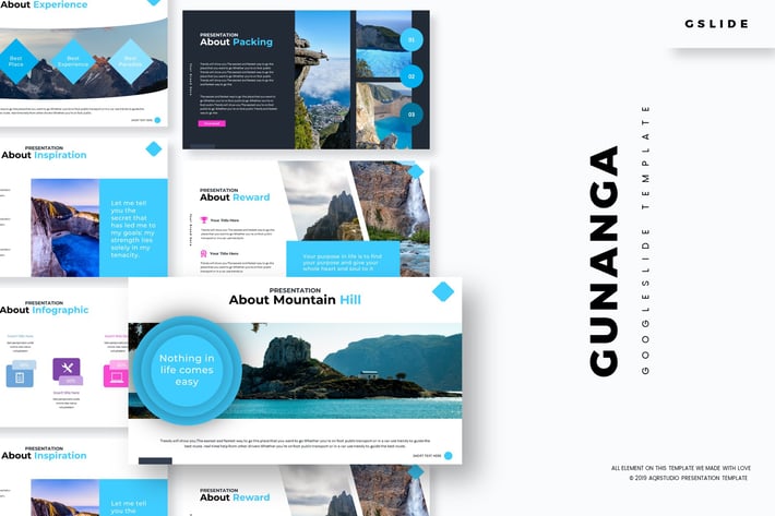 Gunanga - Google Slides Template