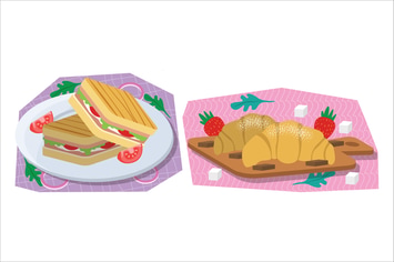 Breakfast Food Illustration