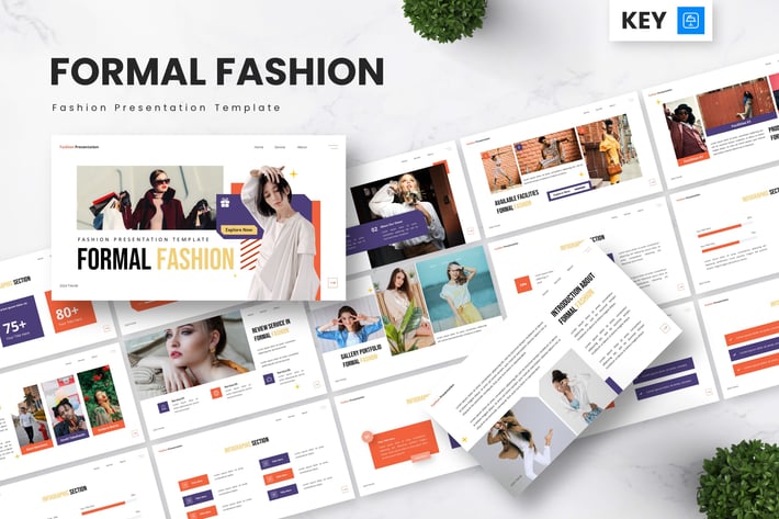 Formal Fashion - Fashion Keynote Templates
