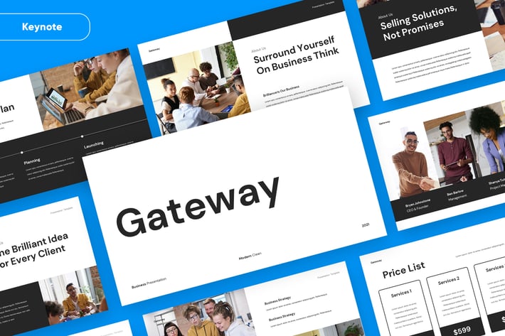 GATEWAY - Clean Business Pitch Keynote