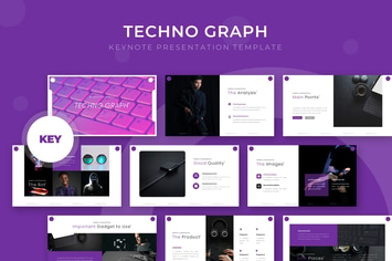 Techno Graph - Keynote Template