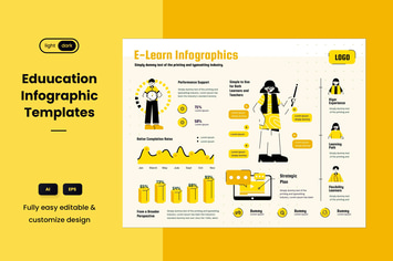Creative Infographic Template for Education