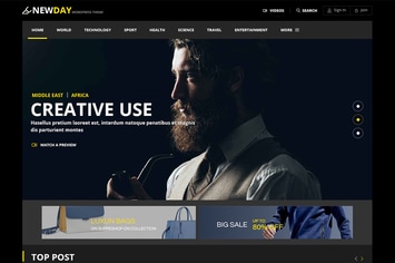 Newday - Magazine Responsive Html Template