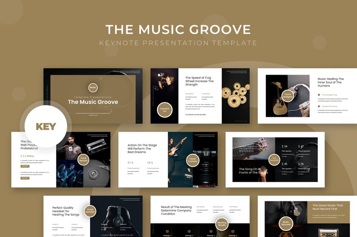 The Music Groove - Keynote Template