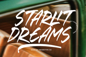 Starlit Dreams - Brush Font