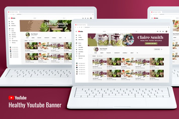 Youtube Channel Art - Healthy Food