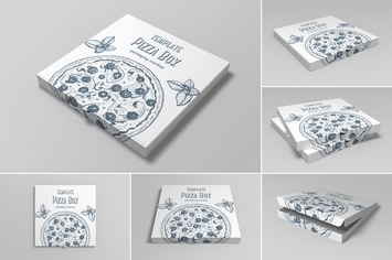 Pizza Box Mockup