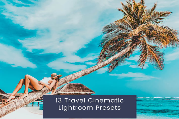 13 Travel Cinematic Lightroom Presets
