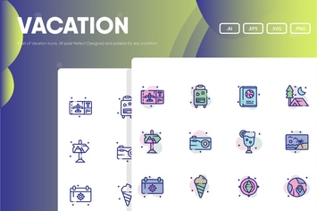 Vacation Icon Pack