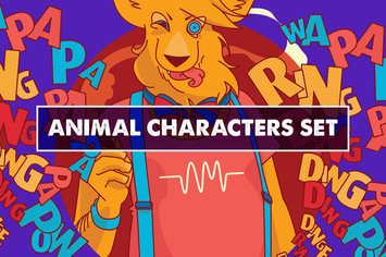 Animal Characters Set