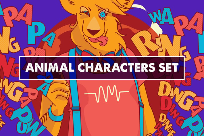 Animal Characters Set