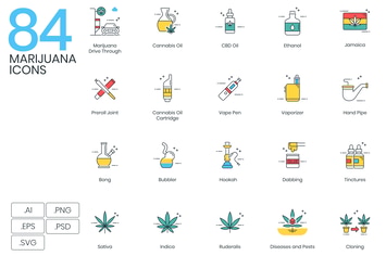 Marijuana Icons