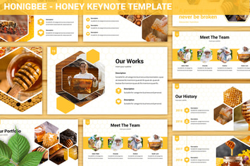 Honigbee - Honey Keynote Template
