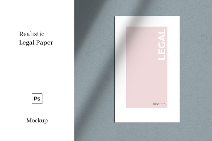 Legal Paper Mockup