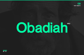 Obadiah pro - Modern Typeface + WebFont