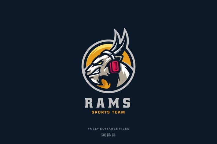 Rams Head Sports and E-sports Logo