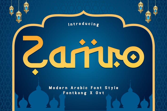 Zamro – A Modern Arabic Font Style
