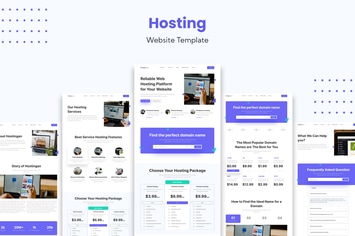 Hosting Service Website Template