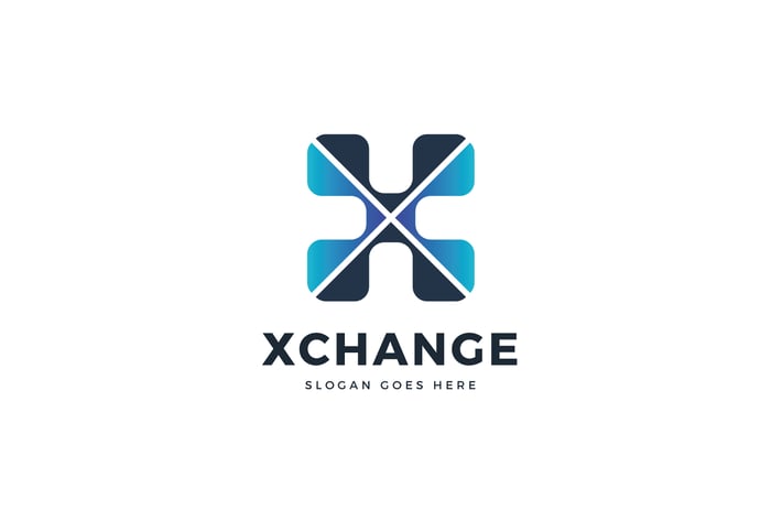 X Letter Logo Template
