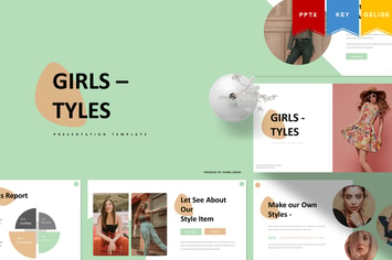 Girl Tyles | Powerpoint, Keynote, Googleslides