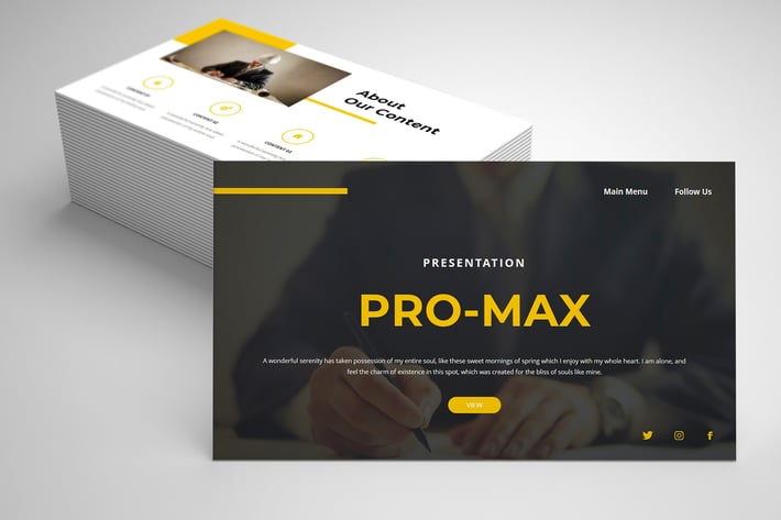ProMax - Company Profile PowerPoint Template