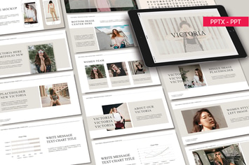 VICTORIA - Fashion Powerpoint Template